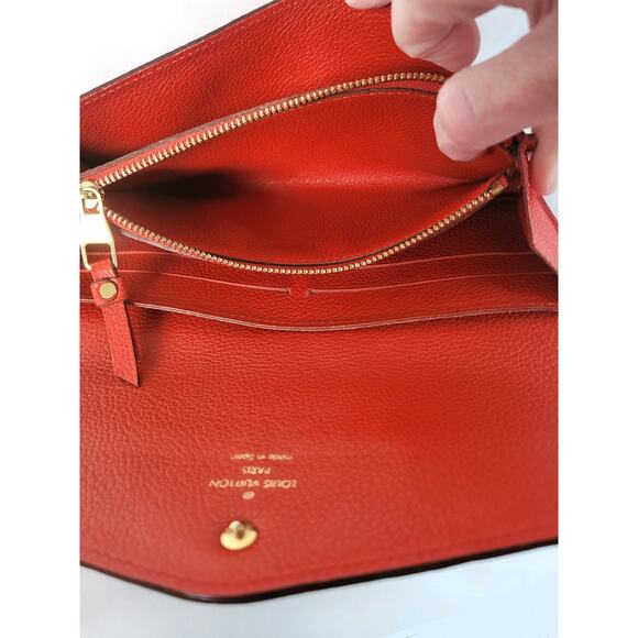 Louis Vuitton Orient/Red Monogram Empreinte Portefeuille Curieuse Long Wallet - Picture 4 of 16